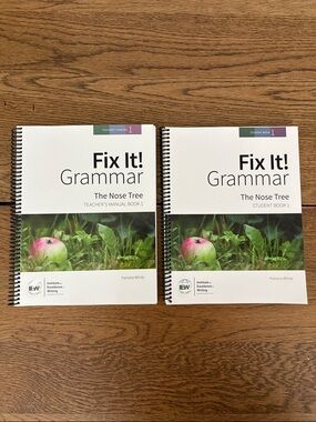 NEW IEW Fix It! Grammer Nose Tree (OLDER VERSION)  | homeschool curriculum